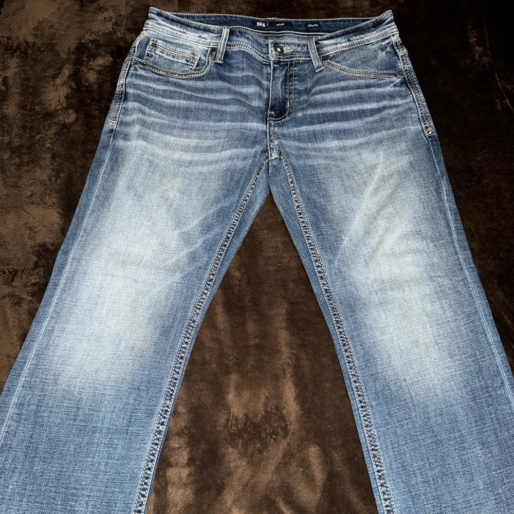 BKE Carter Men's Boot Cut Blue Jeans